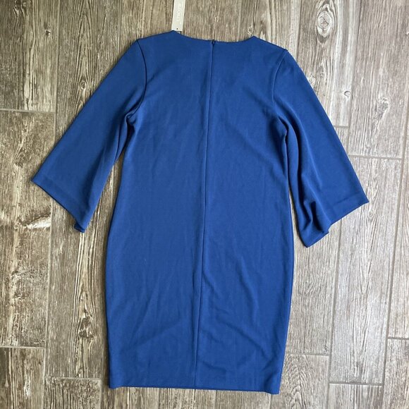 Chicos Dress‎ Blue Kimono Flounce Stretch Fairycore Goddess Flowing Tight Fitted - Picture 8 of 9